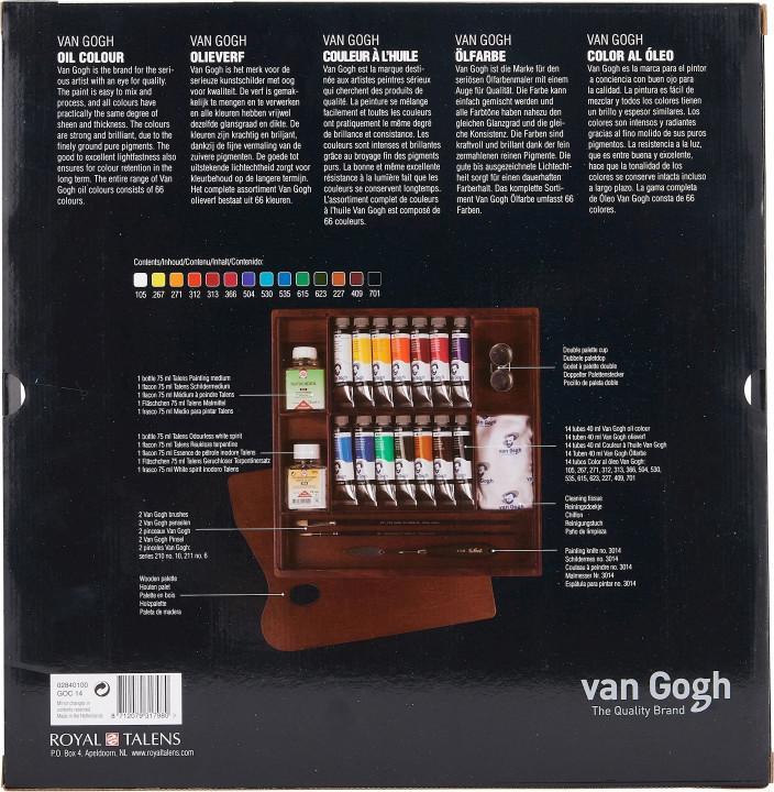 Produktbild Van Gogh Ölfarbe Basis Malkasten (Mehrfarbig, 400 ml)