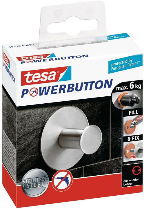 Produktbild tesa Powerbutton Haken Classic