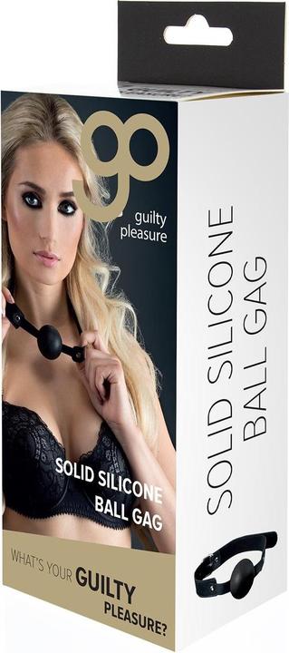 Image du produit Guilty Pleasure Gp Solid Silicone Ball Gag Noir
