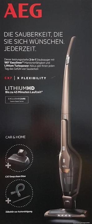 Produktbild AEG CX7-2-B360 Flexibility beutel- & kabelloser 2in1 Akku-Handstaubsauger, bronze