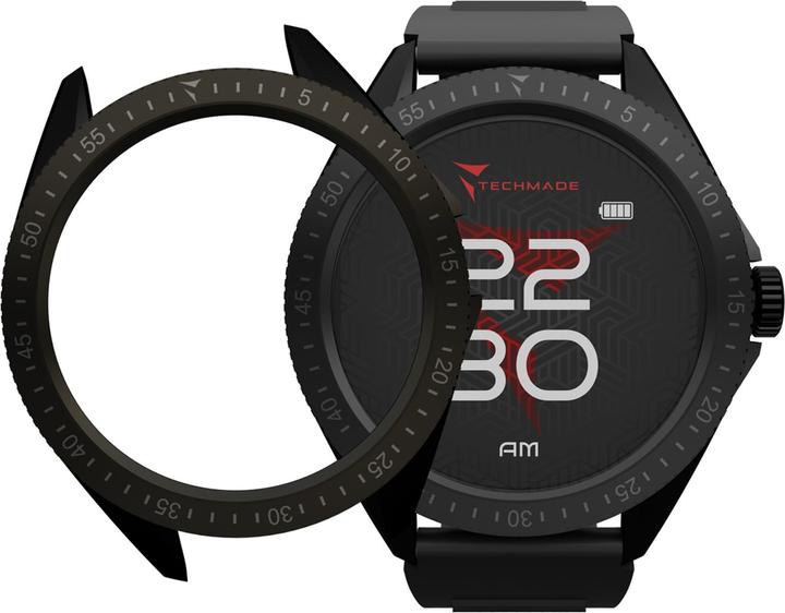 Actual product image Techmade SmartWatch ROCKS BLACK TM-ROCKS2-FBKG