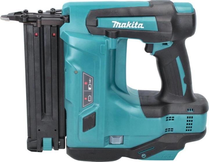 Immagine prodotto Makita DBN 500 RT1J Chiodatrice a batteria 15-50 mm 90° 18 V con 1 batteria da 5,0 Ah e caricatore in MakP