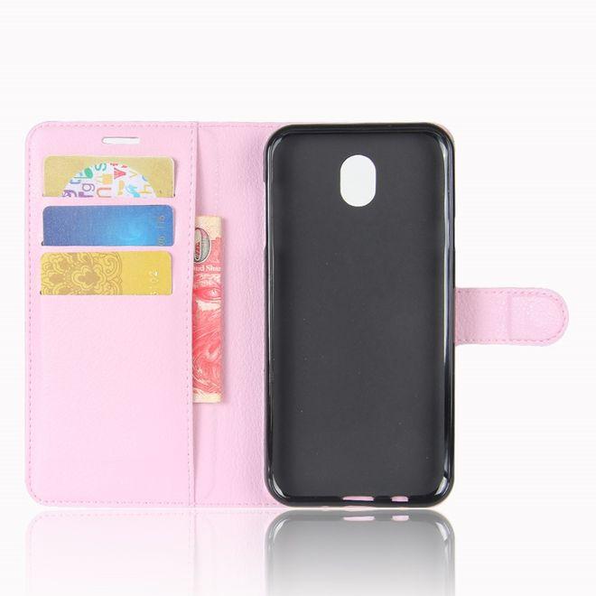 Actual product image MU Classic Leather cover with litchite texture (Samsung Galaxy J5 (2017))