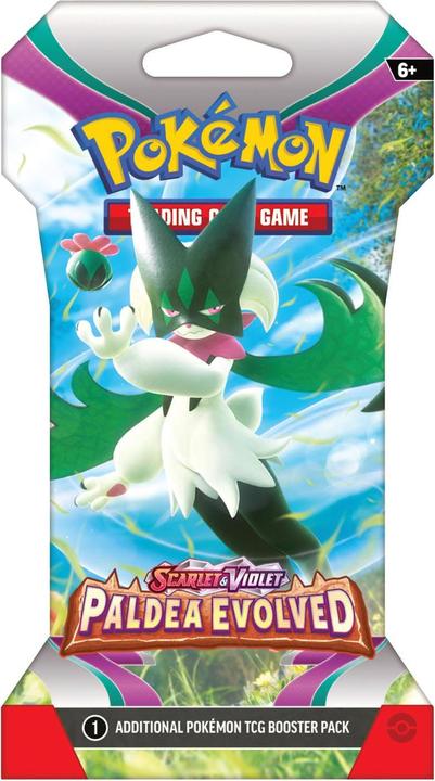 Image du produit Pokémon JCC - Écarlate et Violet - Pack de Booster Blister Évolutions à Paldea (1 Booster aléatoire) (Anglais, Pack de boosters)
