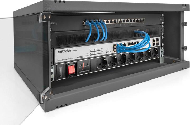Produktbild Digitus Wandgehäuse, SOHO, unmontiert - 540x400 mm (BxT) (4 HE, 19 Zoll Rack)