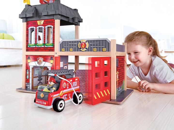 Actual product image Hape Big city fire station