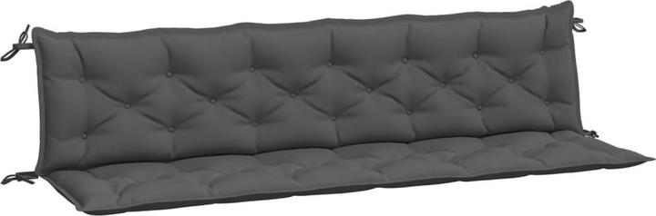 Image du produit VidaXL Coussins de banc de jardin 2 pcs. O x tissu ford (200 x 50 x 7 cm)
