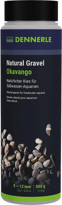 Immagine prodotto Dennerle Ghiaia naturale Okavango, 8-12mm, 500g (Piriti, Pietra)