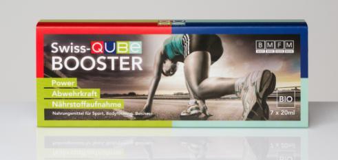 Actual product image Swiss Qube Booster (7 Piece, Liquid)
