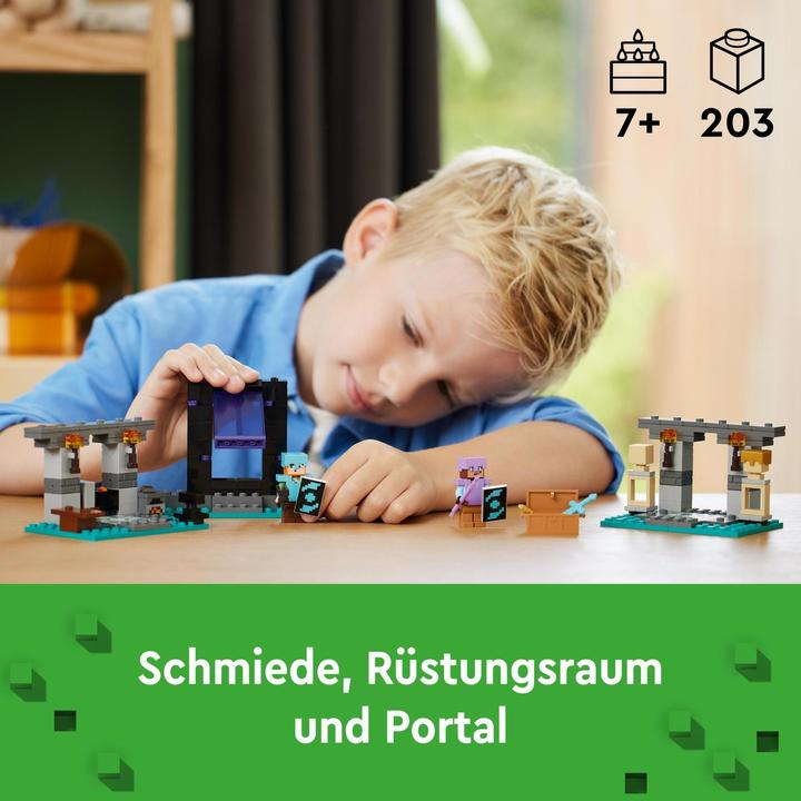 Image du produit LEGO 21252 L'armurerie (21252, LEGO Minecraft)