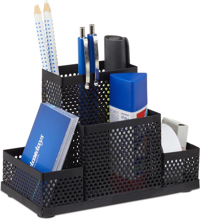 Relaxdays Metal Mesh Desk Organizer