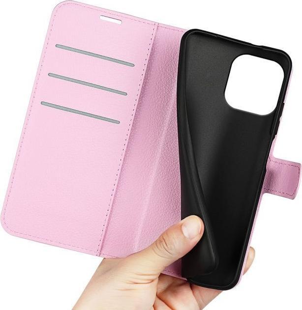 Produktbild MU Classic Litchi Leder Bookcover Series (Apple iPhone 15 Pro)