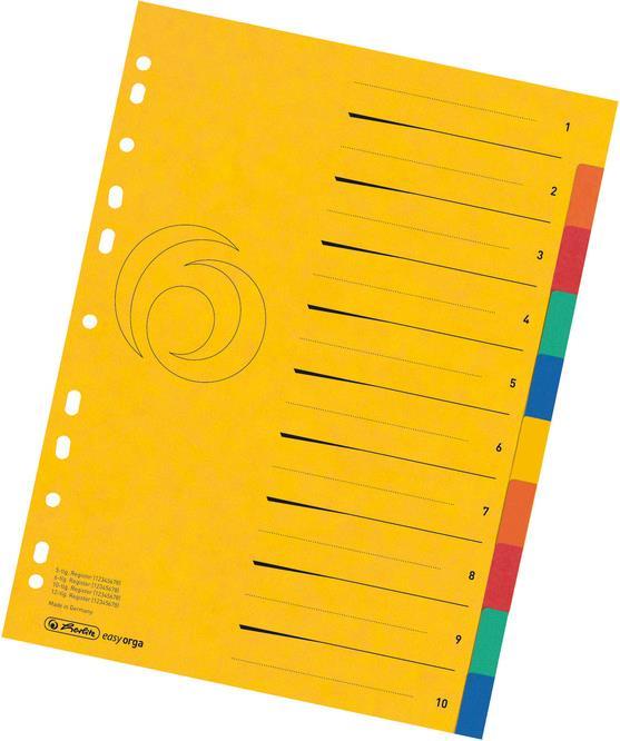 Produktbild Herlitz Karton-Register easyorga
