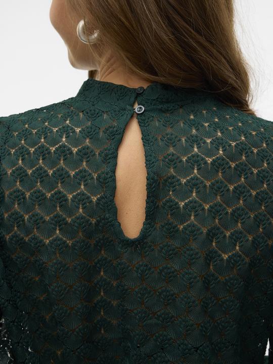 Actual product image Vero Moda Vmbecca Ls High Neck Lace Top Jrs Noos (M)