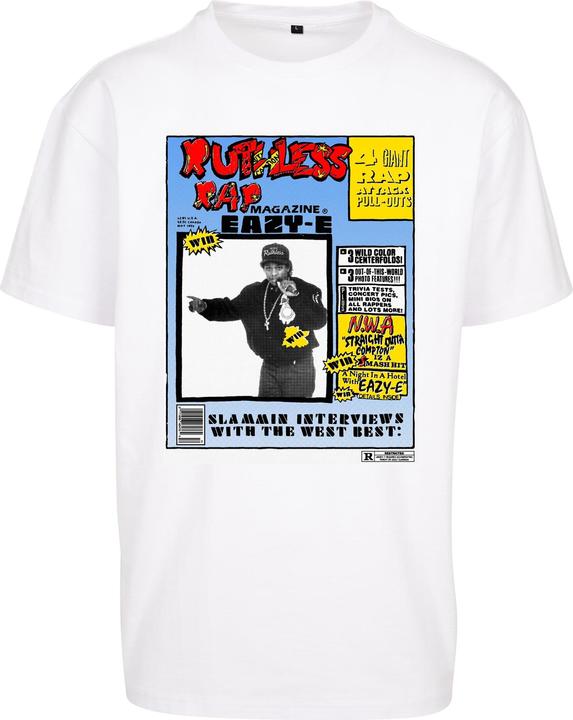 Actual product image Mister Tee Eazy-E RAP Magazine Oversize Tee - 18435 (XS)