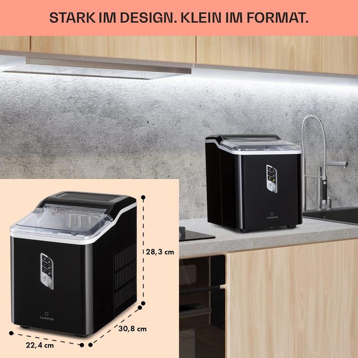Actual product image Klarstein Ice Cube Maker, Black