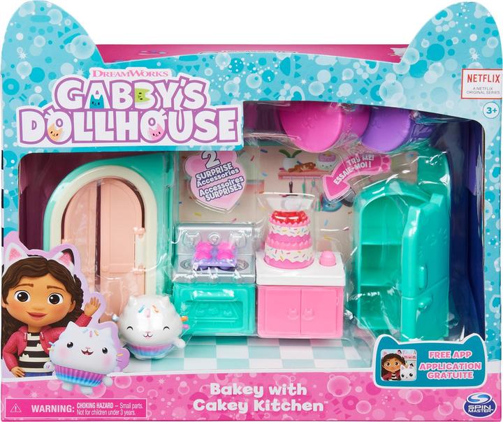 Actual product image Spin Master Gabby's Dollhouse Deluxe Room Cakey's Kitchen