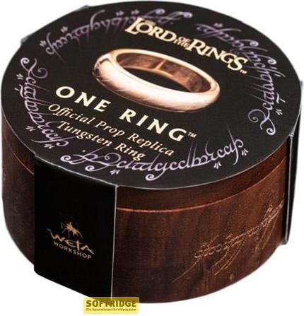 Produktbild Weta Workshop Le Seigneur des Anneaux bague tungstène Anneau Unique (plaqué or) Taille 12 (12)