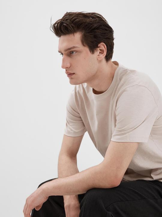 Actual product image Slhaspen Slub Ss O-Neck Tee Noos (XL)