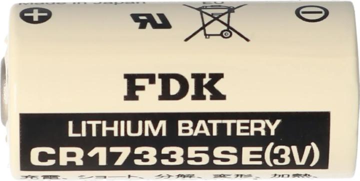 Actual product image FDK Battery Sanyo Lithium Battery CR17335 SE Size 2/3A, without solder tags CR17335SE (1 pcs., 2/3 A, 1800 mAh)