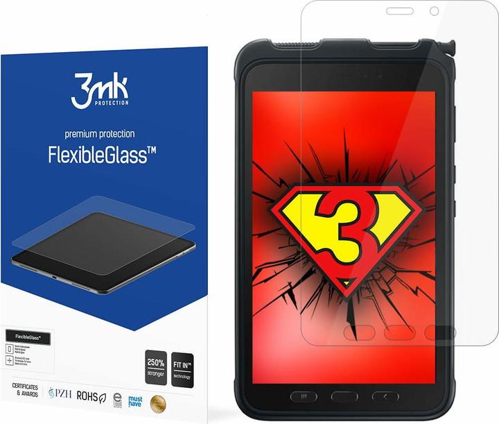 Produktbild 3MK FlexibleGlass Bildschirmschutz, Display Folie (1 Stück, Galaxy Tab Active 3)