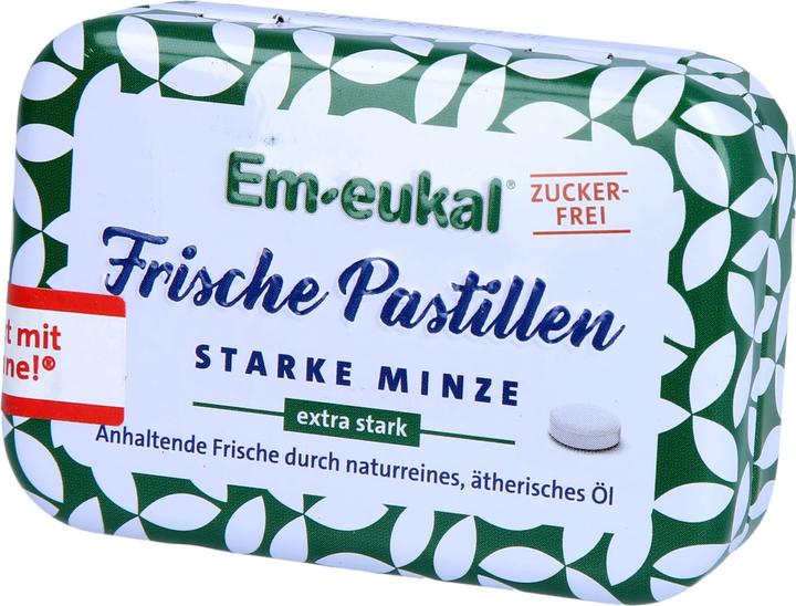 Produktbild Em-eukal Frische Pastillen starke Minze zuckerfrei mit Xylit (20 Stk., 20 g)