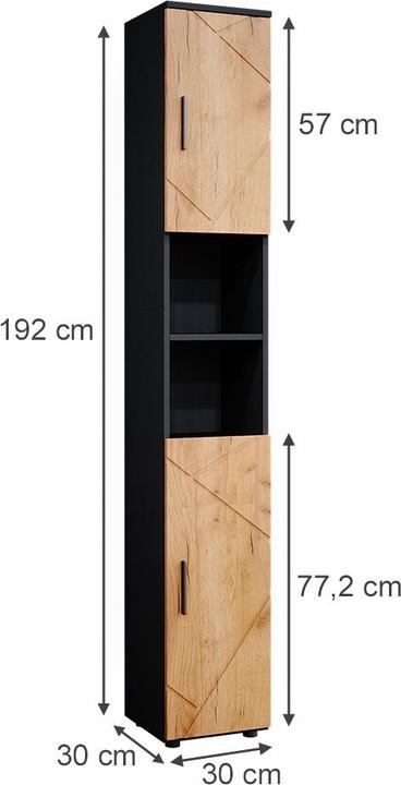 Actual product image Vicco Irma (30 x 30 x 192 cm)