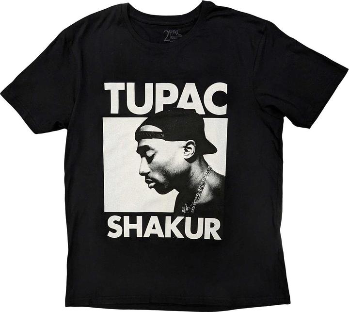 Produktbild Tupac Shakur Unisex Adult Eyes Closed Cotton T-Shirt (XL)