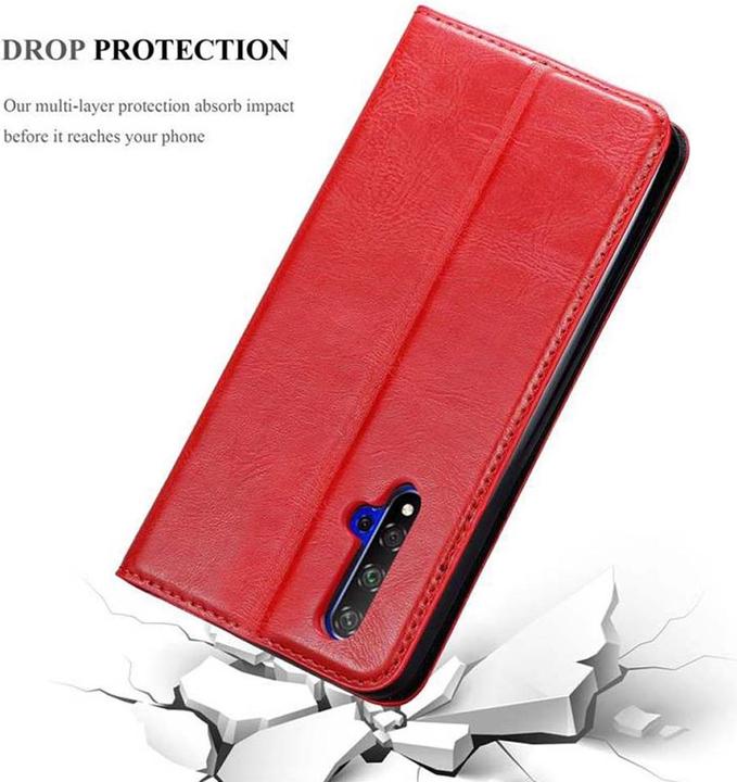 Productafbeelding Cadorabo Boek Onzichtbare Magneethoes (TCL 20S, Huawei Nova 5T, LG K20)