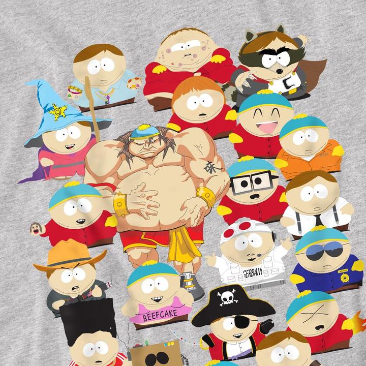 Image du produit Ubisoft - T-shirt MANY FACES OF CARTMAN - Homme (L)