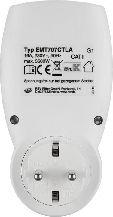 Immagine prodotto REV Contatore di costi energetici digitale compatto bianco