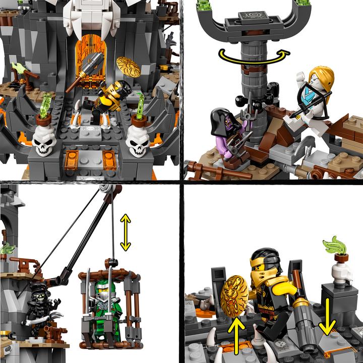 Image du produit LEGO Donjon du mage crâne (71722, LEGO Ninjago)