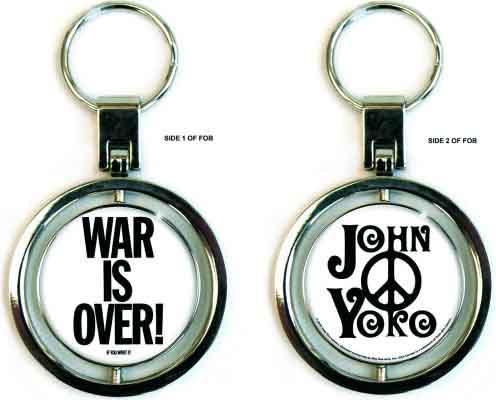 Image du produit John Lennon War is Over Schlüsselanhänger