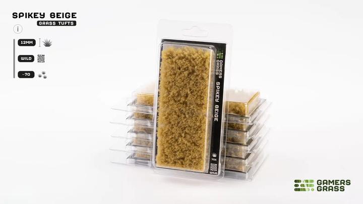 Actual product image Gamers Grass GGK-BE - Tufts - Spiky beige