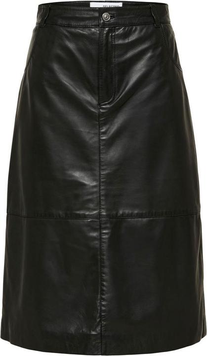 Selected Femme A-Linien Lederrock (34)