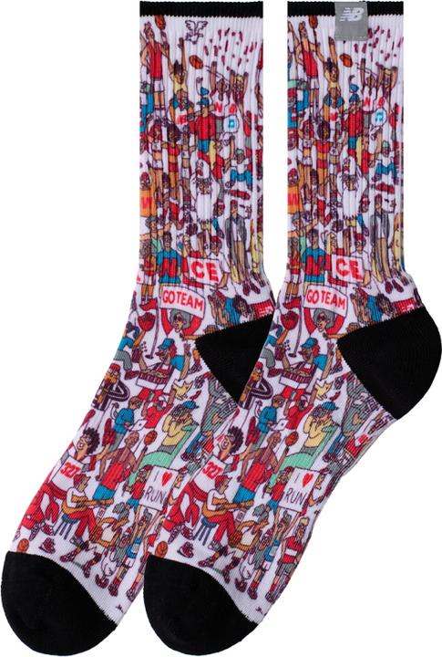 Image du produit New Balance Digital Print Crew Socks 1 Pair (M)