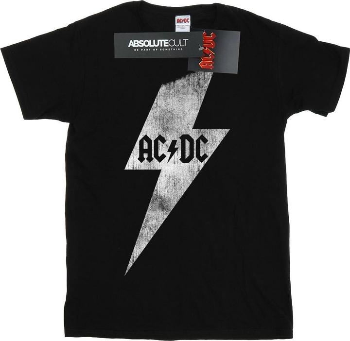 AC/DC Mädchen Lightning Bolt TShirt aus Baumwolle (116)