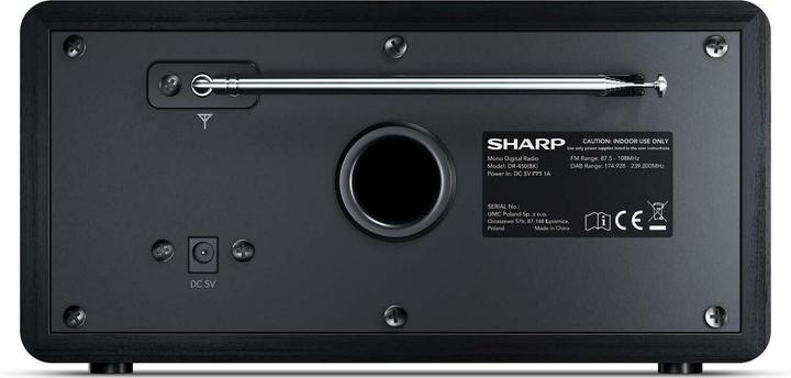 Actual product image Sharp DR-450BK (DAB+, FM, Bluetooth)