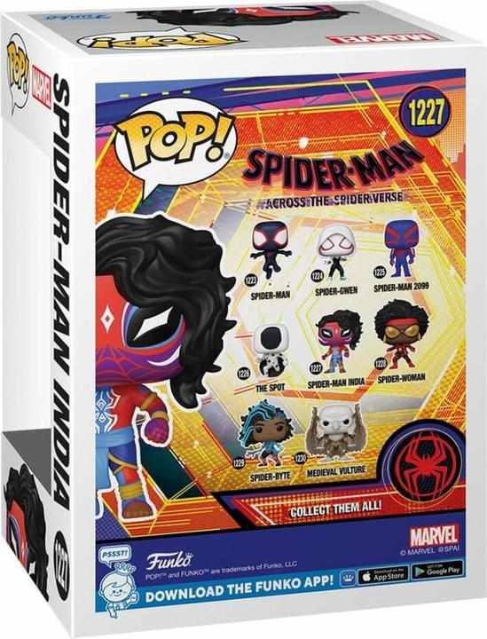 Actual product image Funko POP Marvel Spider-Man Across the Spider-Verse Spider-Man India