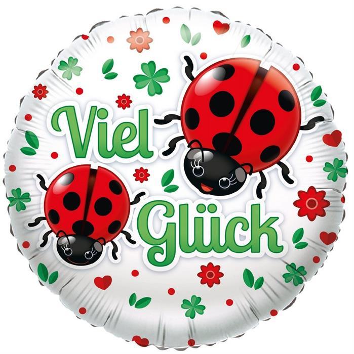 Produktbild Karaloon Folienballon Viel Glück mehrfarbig (1 x)