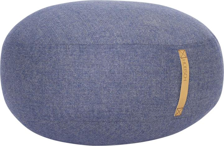 Produktbild Hübsch Pouf mit Lederhenkel