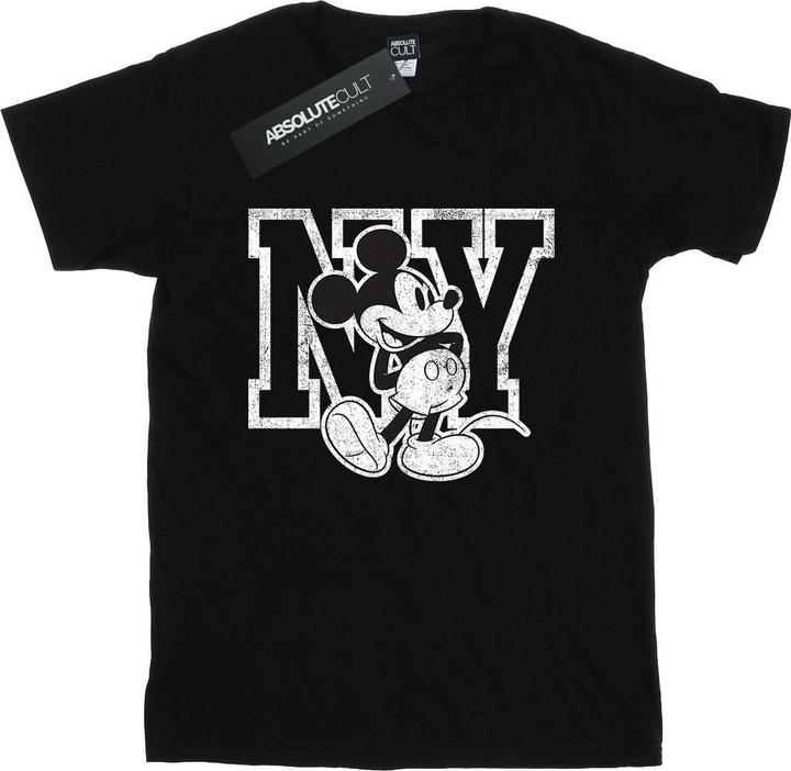 Actual product image Disney Mens Mickey Mouse NY Kicking T-Shirt (XXL)