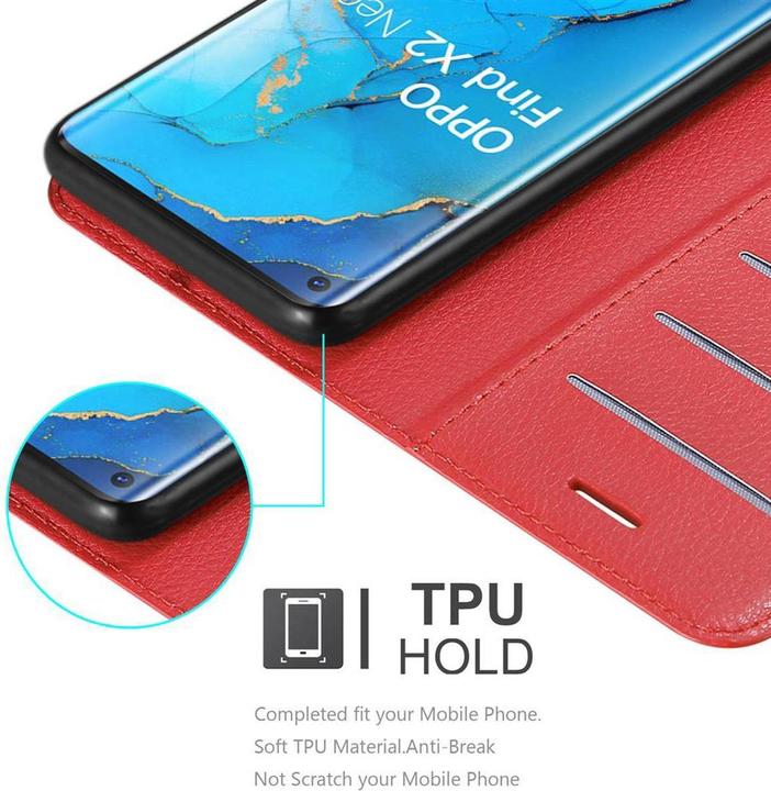 Actual product image Cadorabo Book with stand function cover (Oppo Find X2 Neo)
