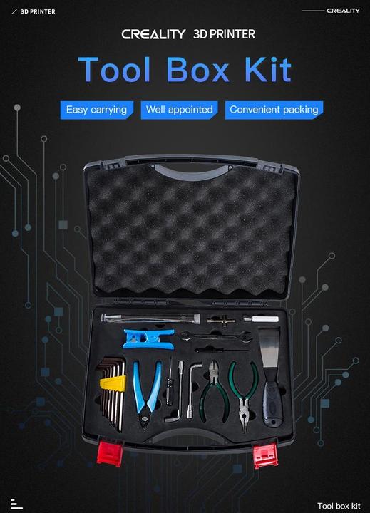 Produktbild Creality Werkzeugbox für 3D Drucker (Maintanance Kit)