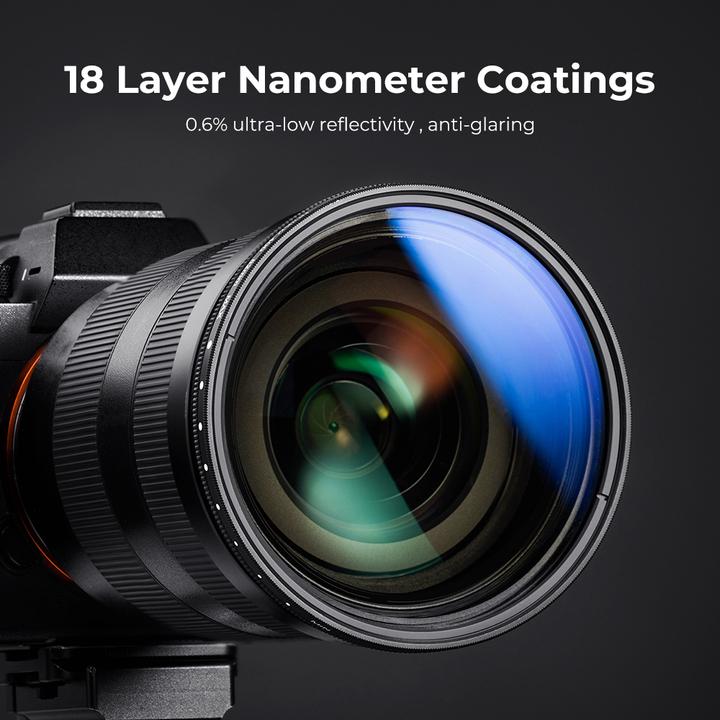 Produktbild K&F Concept Filter Slim 77 mm KV34 (77 mm, ND- / Graufilter)