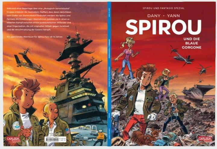 Actual product image Spirou and Fantasio Special 42: Spirou and the Blue Gorgon (German, Dany, Yann)