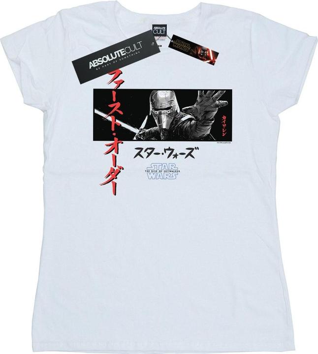 Star Wars The Rise Of Skywalker Kylo Ren Katakana Art Stripe TShirt
