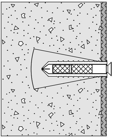 Produktbild Hewi Befestigungsmaterial 801/805 Stützgriff für Porenbeton (P2)