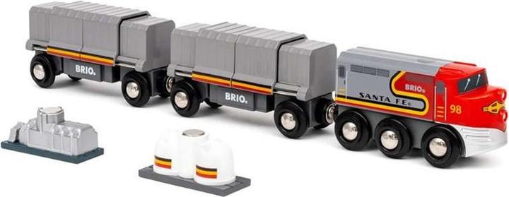 Productafbeelding Ravensburger BRIO World - 36089 Treinen van de Wereld Santa Fe trein | Speelgoedtrein voor kinderen vanaf 3 jaar