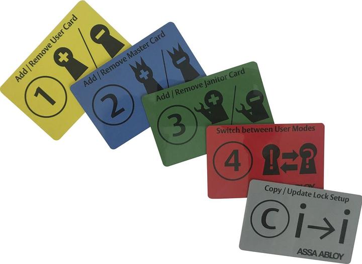 Assa Abloy Programming card set for Sense electronic locker lock
